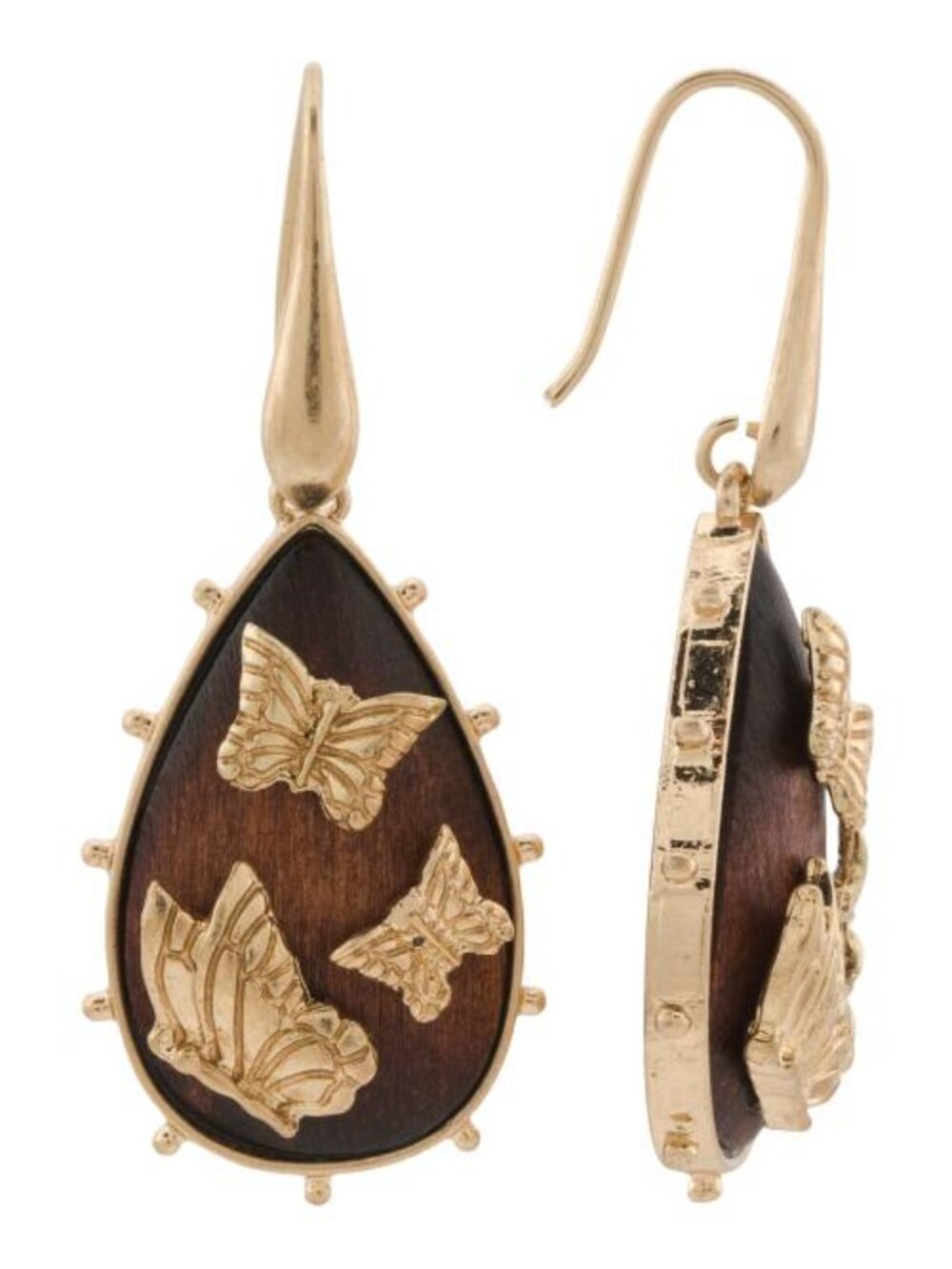 PATRICIA NASH Teardrop Buttefly Earrings